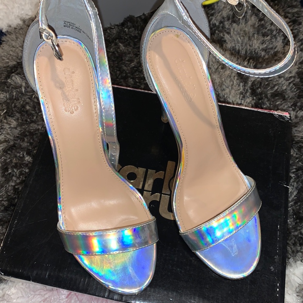 Silver heels